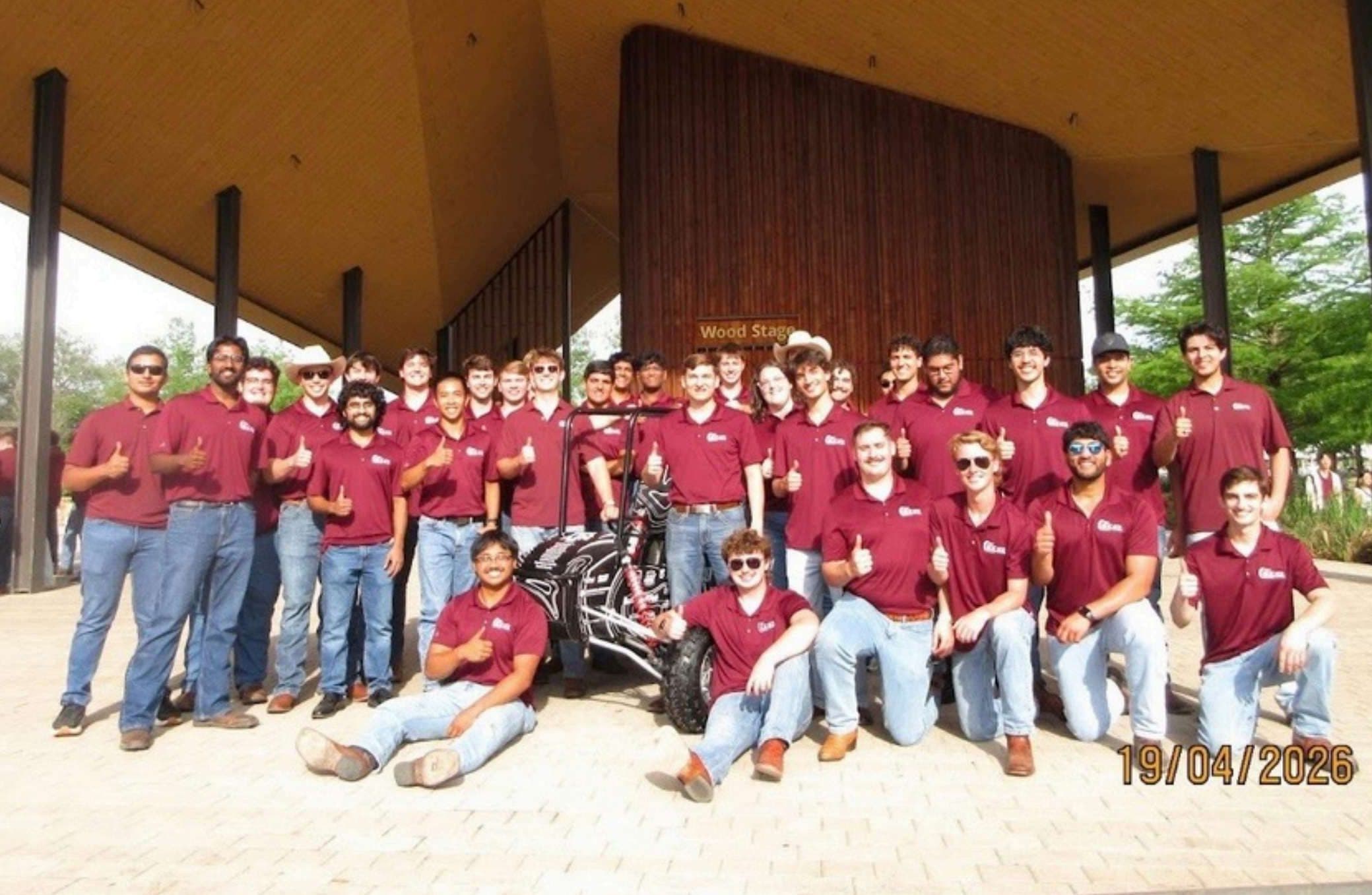 Texas A&M Baja SAE team members